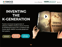 Tablet Screenshot of kimoce.com